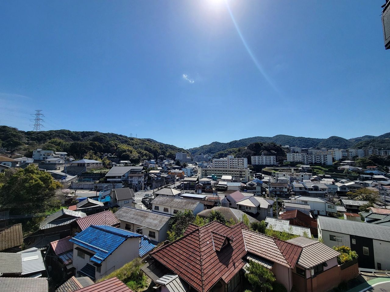 眺望 開放感のある眺望です。気持ちが明るくなりますね。