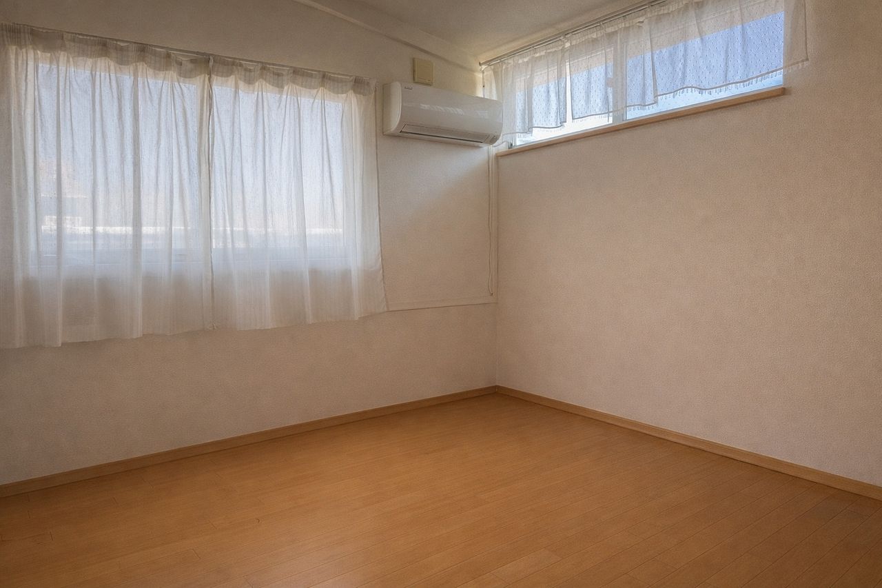 洋室 各部屋しっかりとした広さがあります※家具消し加工しています。
